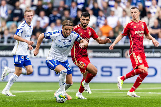 IFK Norrköpings Christoffer Nyman och Djurgårdens Musa