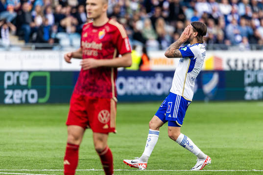 IFK Norrköpings Daniel Fritz Eid deppar