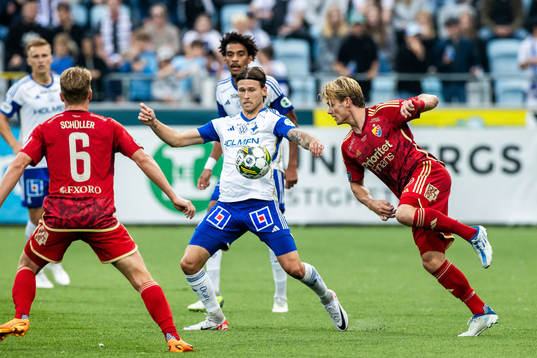 IFK Norrköpings Arnor Traustason och Djurgårdens Hampus