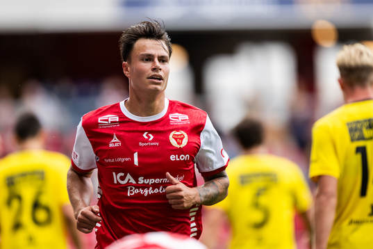 Kalmars Melker Hallberg deppar
