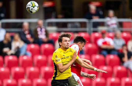 Mjällbys Colin Rösler och Kalmars Melker Hallberg