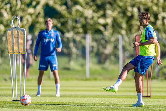 Sander Berge of the Norwegian national football team