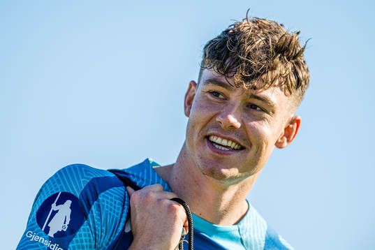 Jørgen Strand Larsen of the Norwegian national football