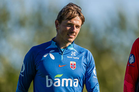 Sander Berge of the Norwegian national football team