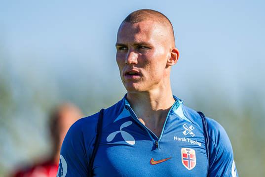 Leo Skiri Østigård of the Norwegian national football team