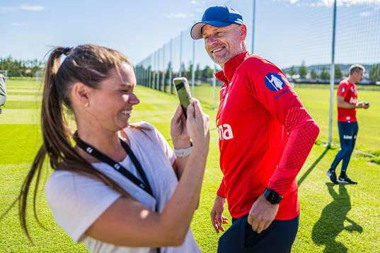 Ståle Solbakken, head coach of the Norwegian national