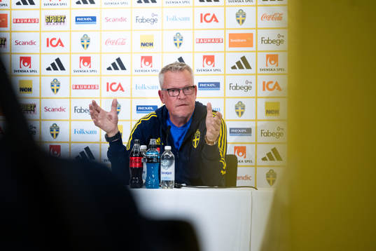 Janne Andersson, head coach of the Swedish national