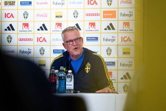Janne Andersson, head coach of the Swedish national