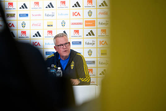 Janne Andersson, head coach of the Swedish national