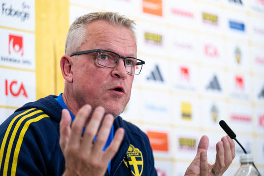 Janne Andersson, head coach of the Swedish national