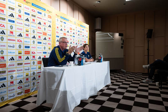 Janne Andersson, head coach of the Swedish national