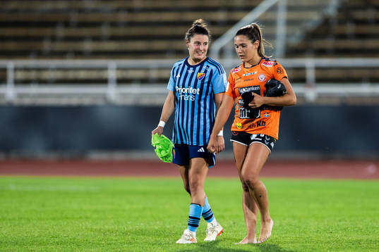 Djurgårdens Hayley Dowd och Kristianstads Carly