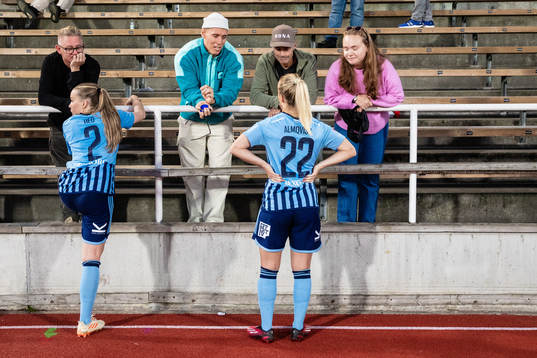 Djurgårdens Ebba Hed och Tove Almqvist
