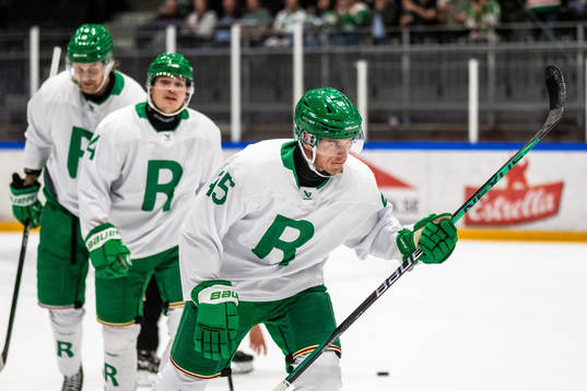 Rögles Brandon Davidson jublar