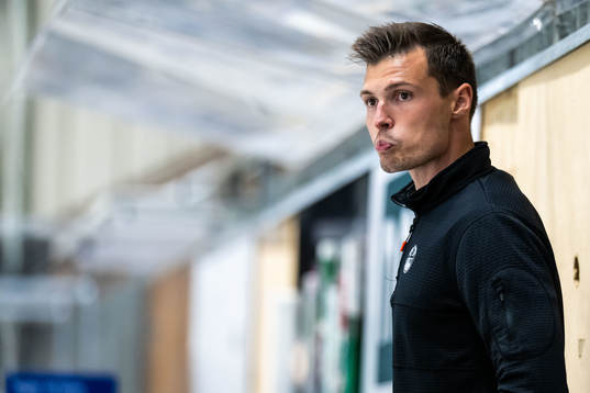 Rögles assisterande tränare Max Bohlin