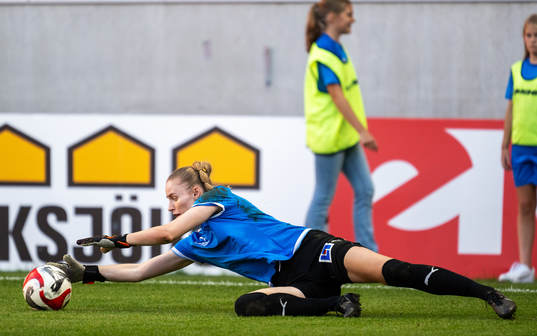 Kalmars målvakt Laura Frederikke Worsøe Nielsen