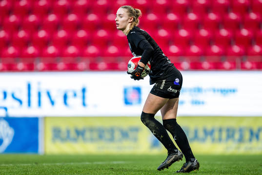 Kalmars målvakt Laura Frederikke Worsøe Nielsen