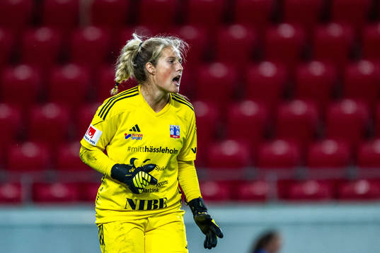 Vittsjös målvakt Elaine Margret Burdett