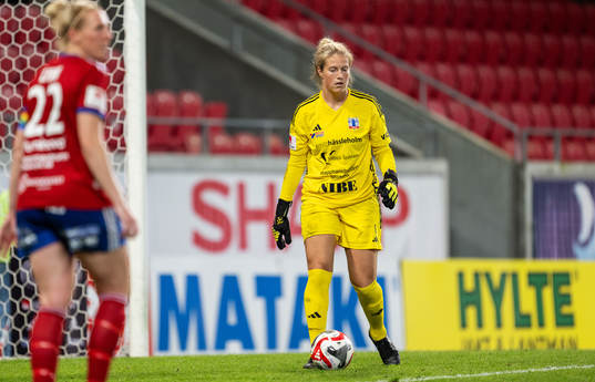 Vittsjös målvakt Elaine Margret Burdett