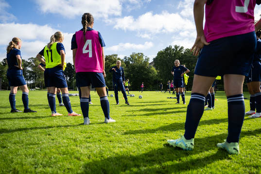 Spelare och ledare Julie Rytterlund