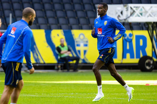 Alexander Isak of Sweden