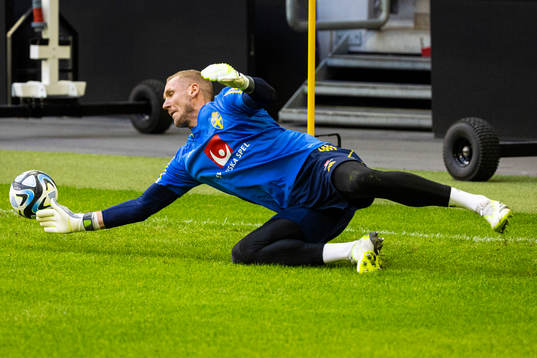 Robin Olsen of Sweden
