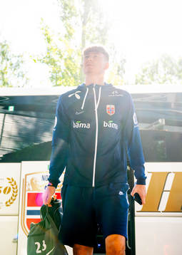 Jørgen Strand Larsen of the Norwegian national football