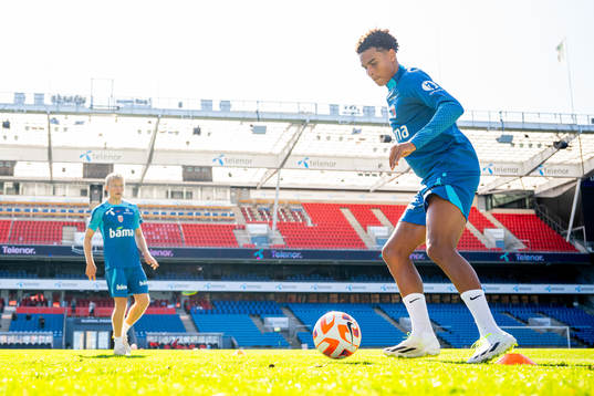 Antonio Nusa of the Norwegian national football team