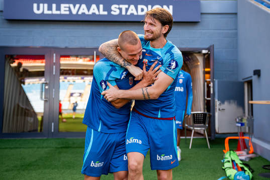 Leo Skiri Østigård and Stefan Strandberg of the Norwegian