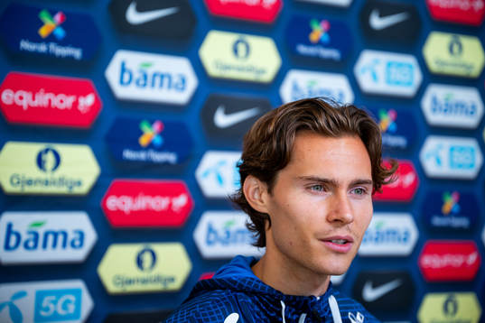 Markus Solbakken of the Norwegian national football team