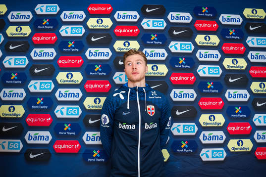 Goalkeeper Mathias Dyngeland of the Norwegian national