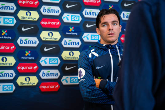 Hugo Vetlesen of the Norwegian national football team