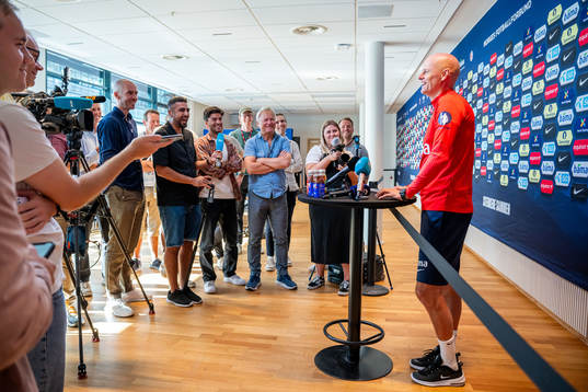 Ståle Solbakken, head coach of the Norwegian national