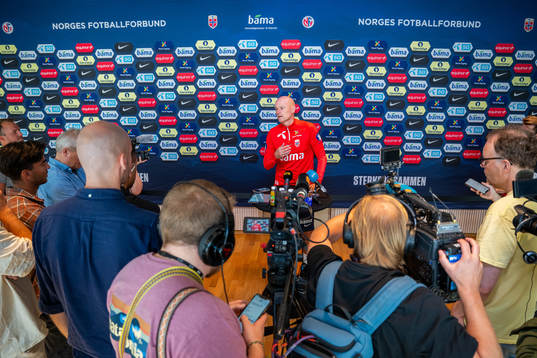 Ståle Solbakken, head coach of the Norwegian national