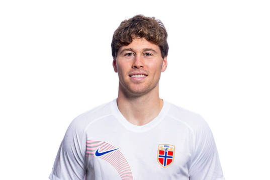 Emil Breivik of the Norwegian national football team poses
