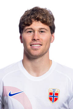 Emil Breivik of the Norwegian national football team poses