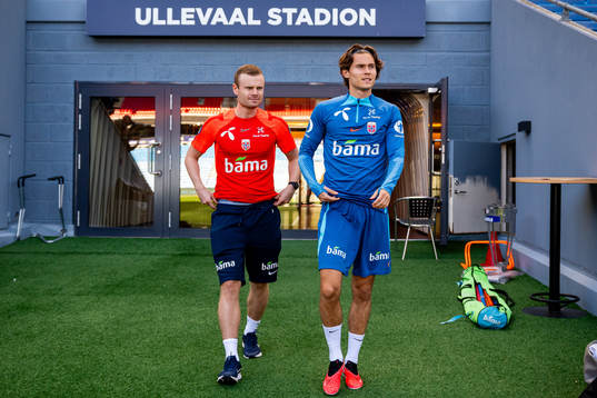 Erik Hulleberg, kit manager, and Markus Solbakken of the