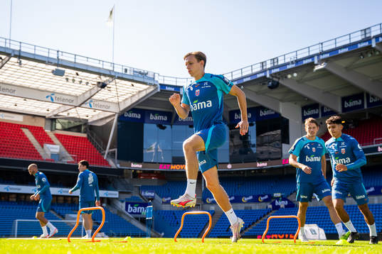 Marcus Holmgren Pedersen of the Norwegian national football