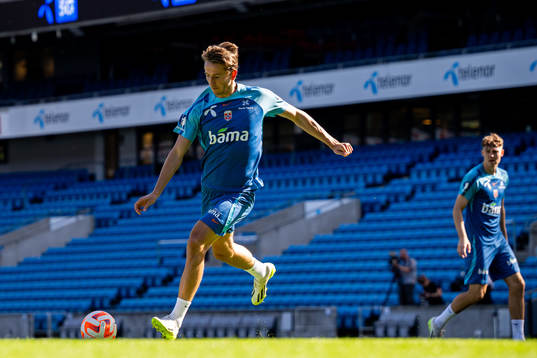 Sander Berge of the Norwegian national football team