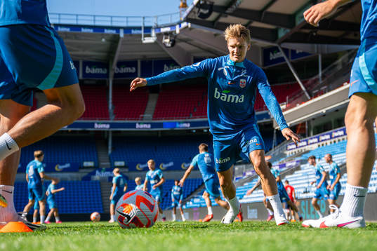 Martin Ødegaard of the Norwegian national football team