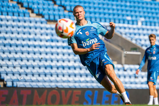Erling Braut Haaland of the Norwegian national football team