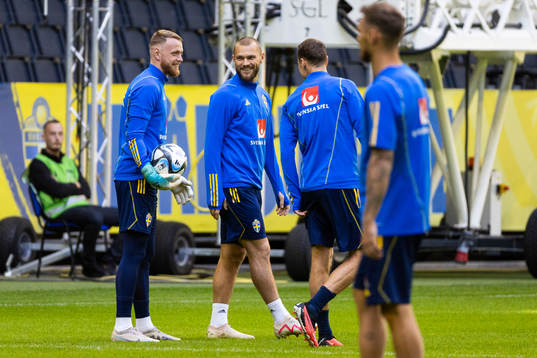 Viktor Johansson, Jesper Karlström, and Viktor Claesson of