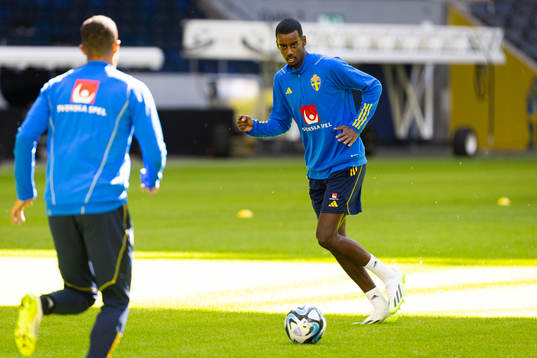 Alexander Isak of Sweden