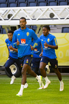 Alexander Isak of Sweden