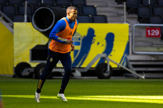 Robin Quaison of Sweden