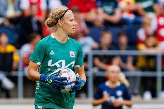 Goalkeeper Cajsa Andersson of Linköping