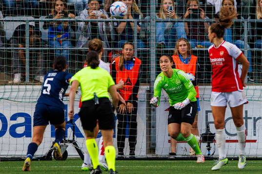 goalkeeper Sabrina D'Angelo