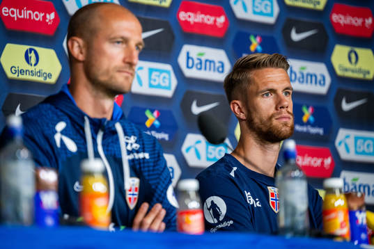 Kristoffer Ajer of the Norwegian national football team