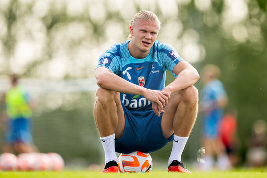 Erling Braut Haaland of the Norwegian national football team