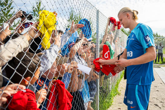 Erling Braut Haaland of the Norwegian national football